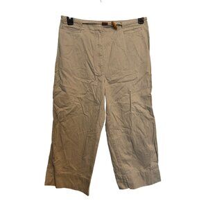 Vintage Womens Ralph Lauren Khaki Cotton Chino Pants Classic Fit Size 10